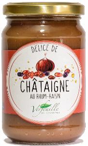 Délice de châtaigne des Cévennes rhum-raisin